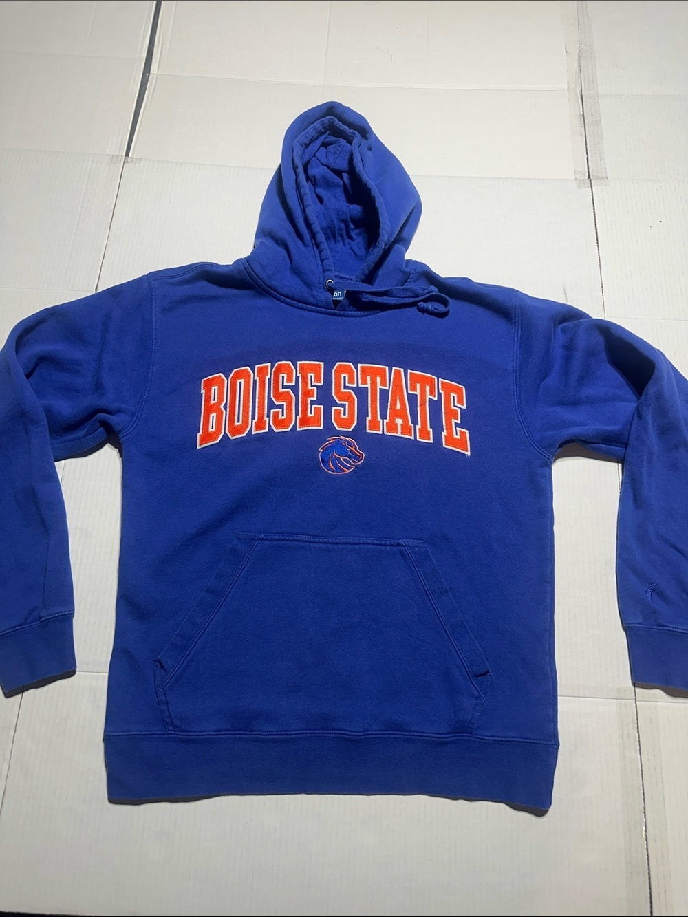 Boise State university college Blue Pullover Hoodie with Logo from Big Cotton